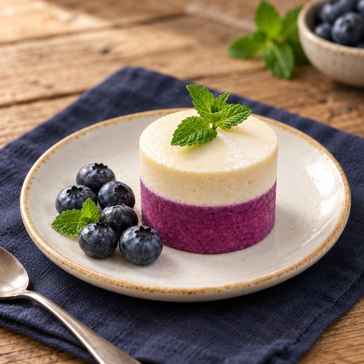 Jogurt-Blaubeer Mousse - cremig und fruchtig (2 x 55 ml) 2