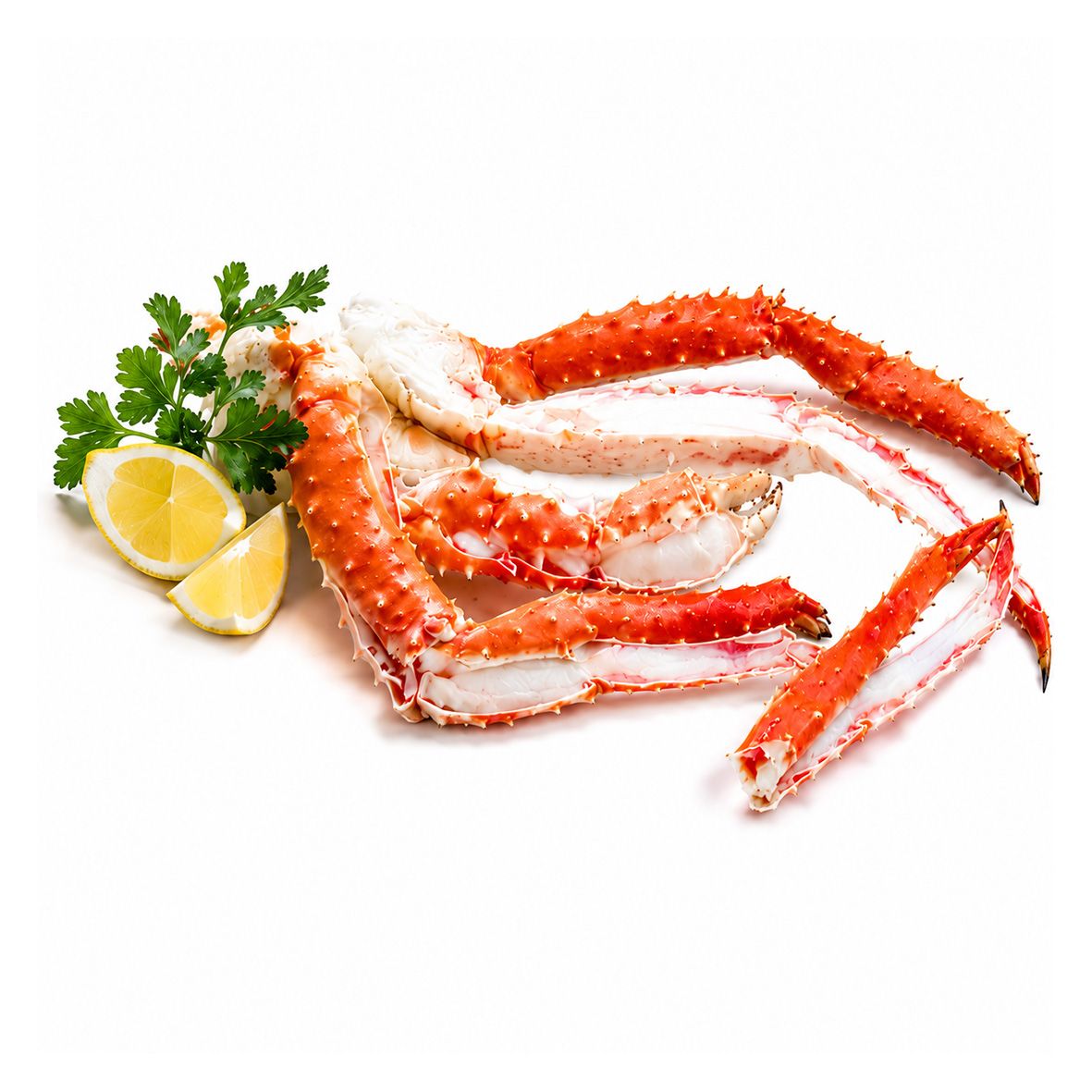 Königskrabben Beine und Scheren gekocht & halbiert, klein, 2,5 kg