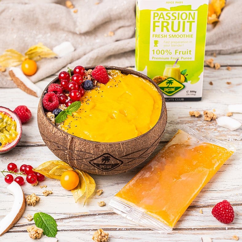 Maracuja‑Püree (Passionsfrucht), 300 g (3×100 g)   2