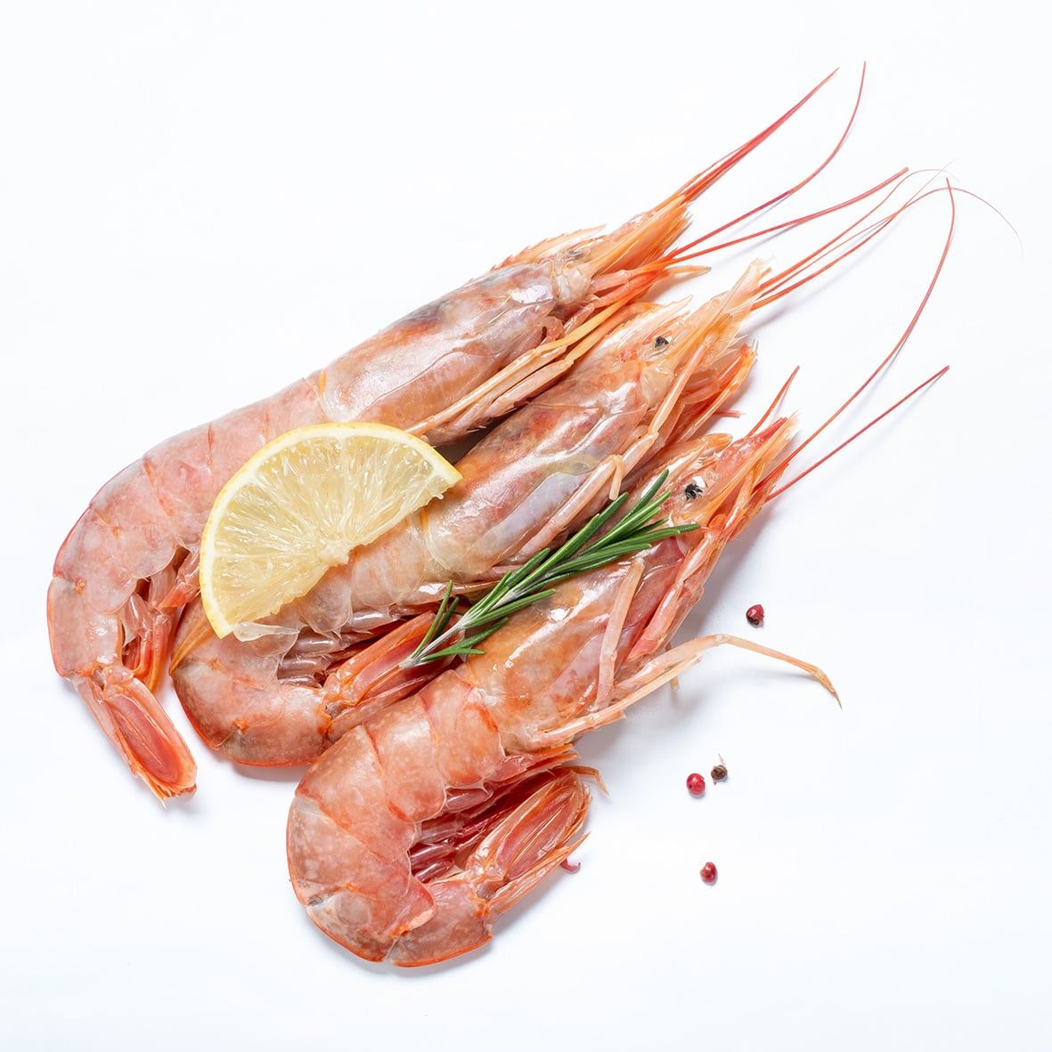 Argentinische Rotgarnelen, ganz/roh, WILDFANG