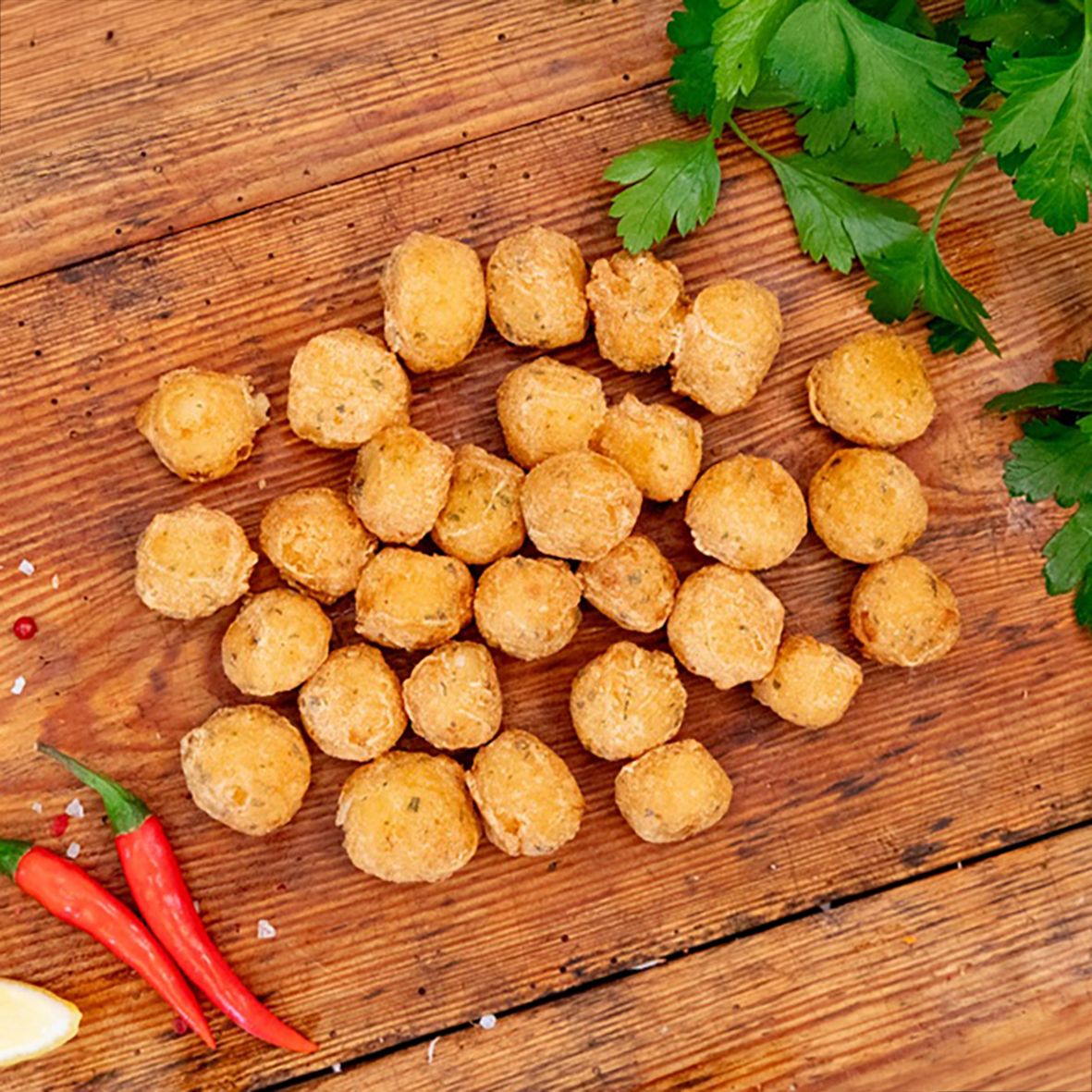 Tempura Scallops aus Kammmuschelfleisch, vorfrittiert, tiefgekühlt 300 g 2