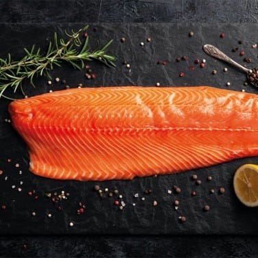 Lachs| Premium Räucherlachs | ungeschnitten, 700 - 1100 g 2