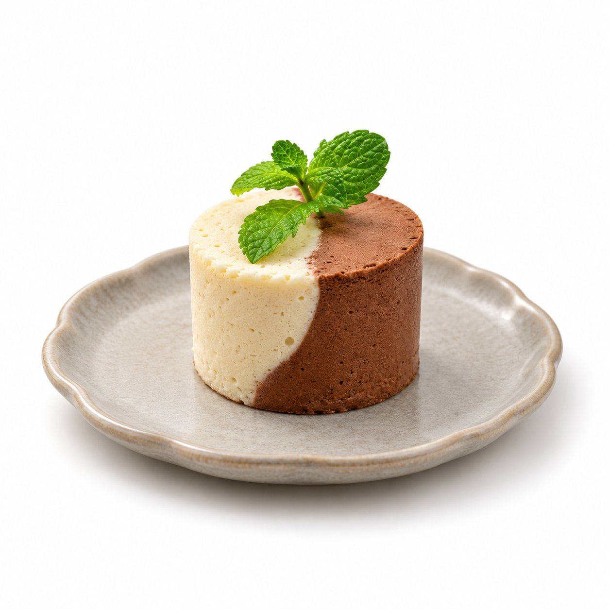 Mousse hell und dunkel mit hell-dunkler Strudelung, 2 x 55 ml