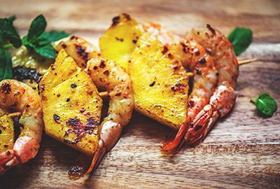 Gambas mit Zitrusfrüchten gambas-mit-zitrusfruechten-rezept