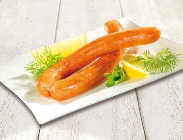 GOSCH Lachsknacker – saftige Würstchen aus 100 % feinem Lachsfilet 1