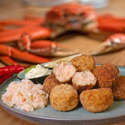 Norwegische Schneekrabben-Croquetas – Knusprige Tapas-Delikatesse (200g)