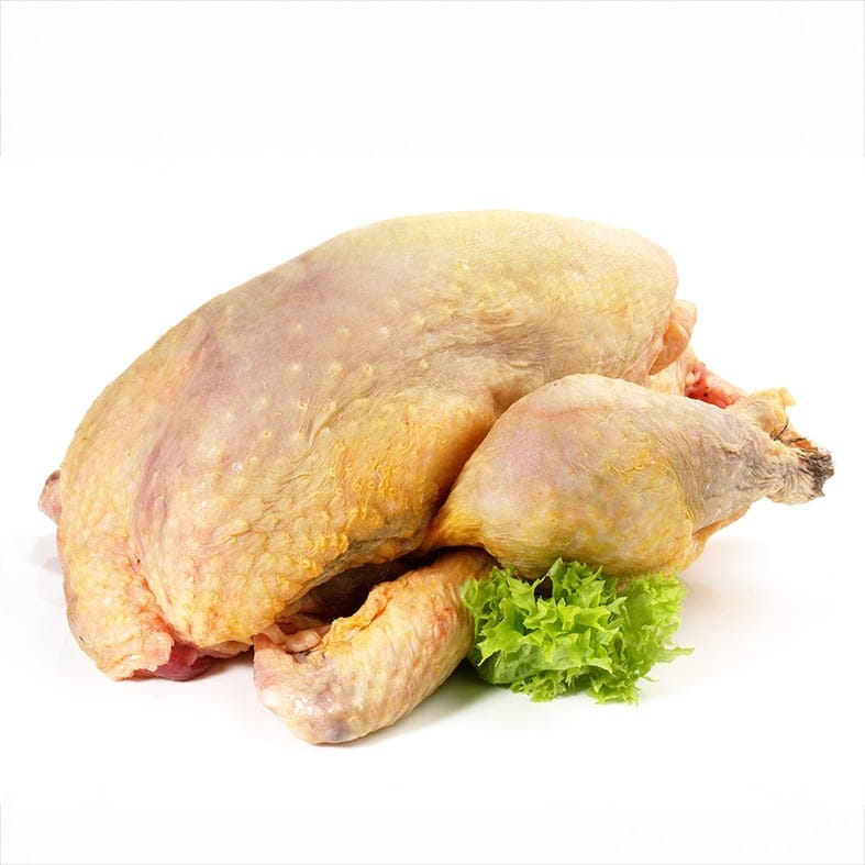 Perlhuhn – ganz, roh, bratfertig, tiefgefroren (1.000–1.099 g)