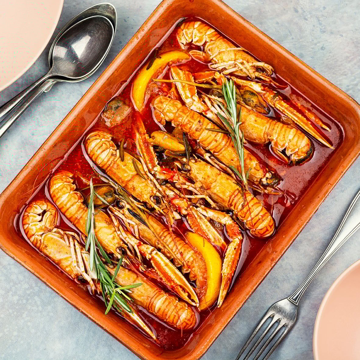 Langostinos, Kaisergranat, mit Kopf/mit Schale/roh, WILDFANG 3