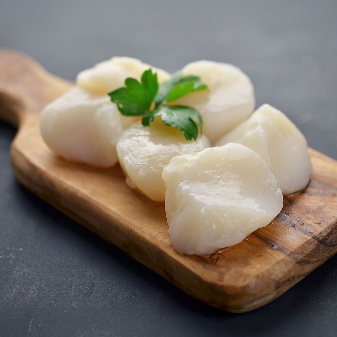 Jacobsmuschelfleisch (Scallops) ohne Rogen, Wildfang 2