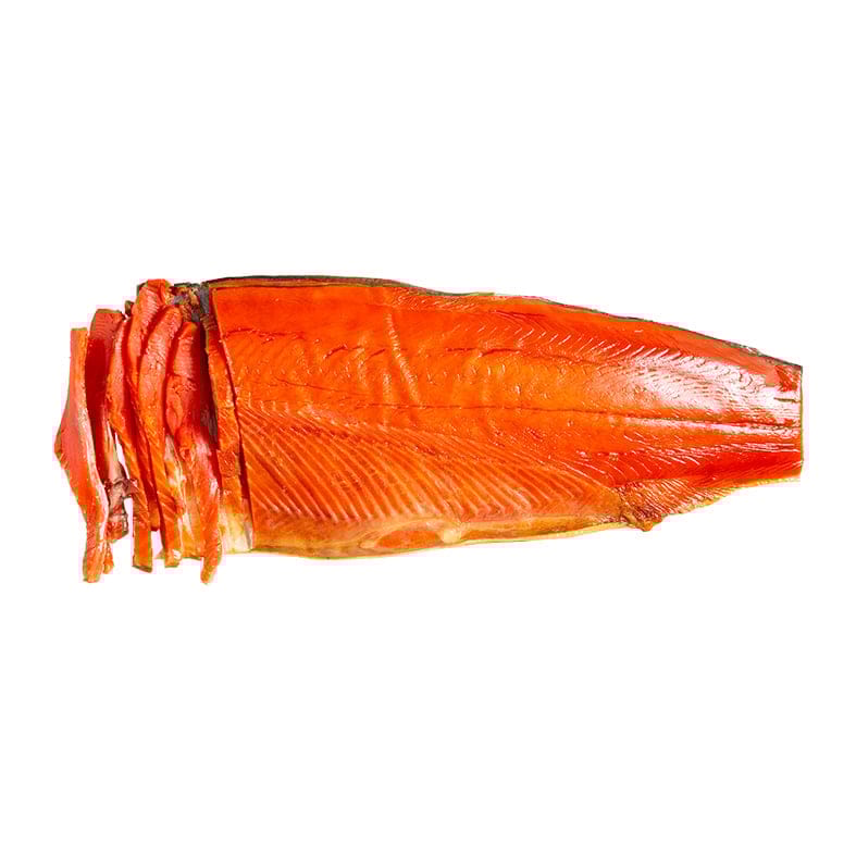 Rotlachs Sockeye Wildlachs geräuchert & gebeizt | ungeschnitten 450-900 g