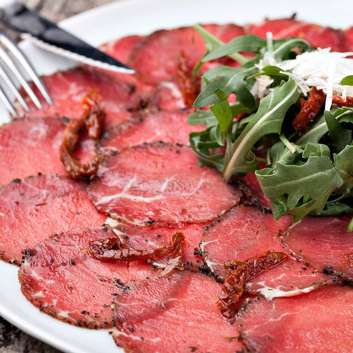 Carpaccio vom Rind – hauchdünn & edel (10 x 80 g = 800  g)