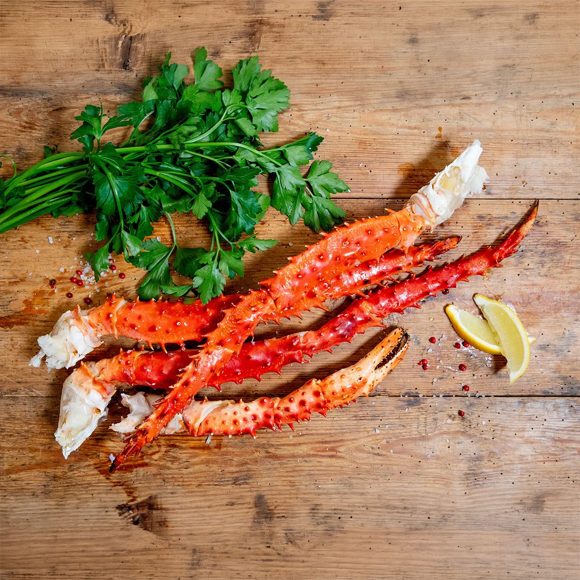 Chile Königskrabben Beine und Scheren, gekocht, ganz, Grading 2L