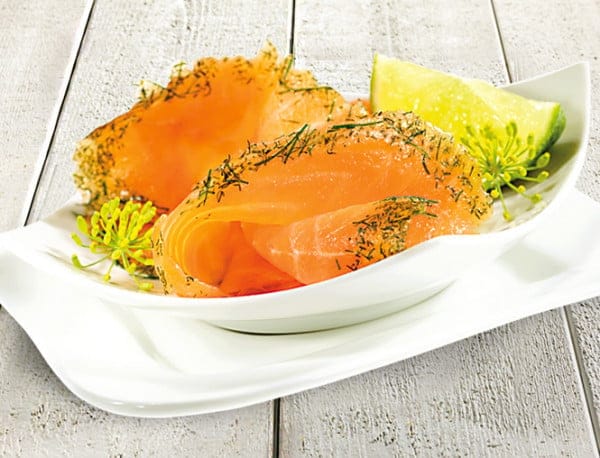GOSCH Graved Lachs in Scheiben – nordisch mariniert (Salmo salar)