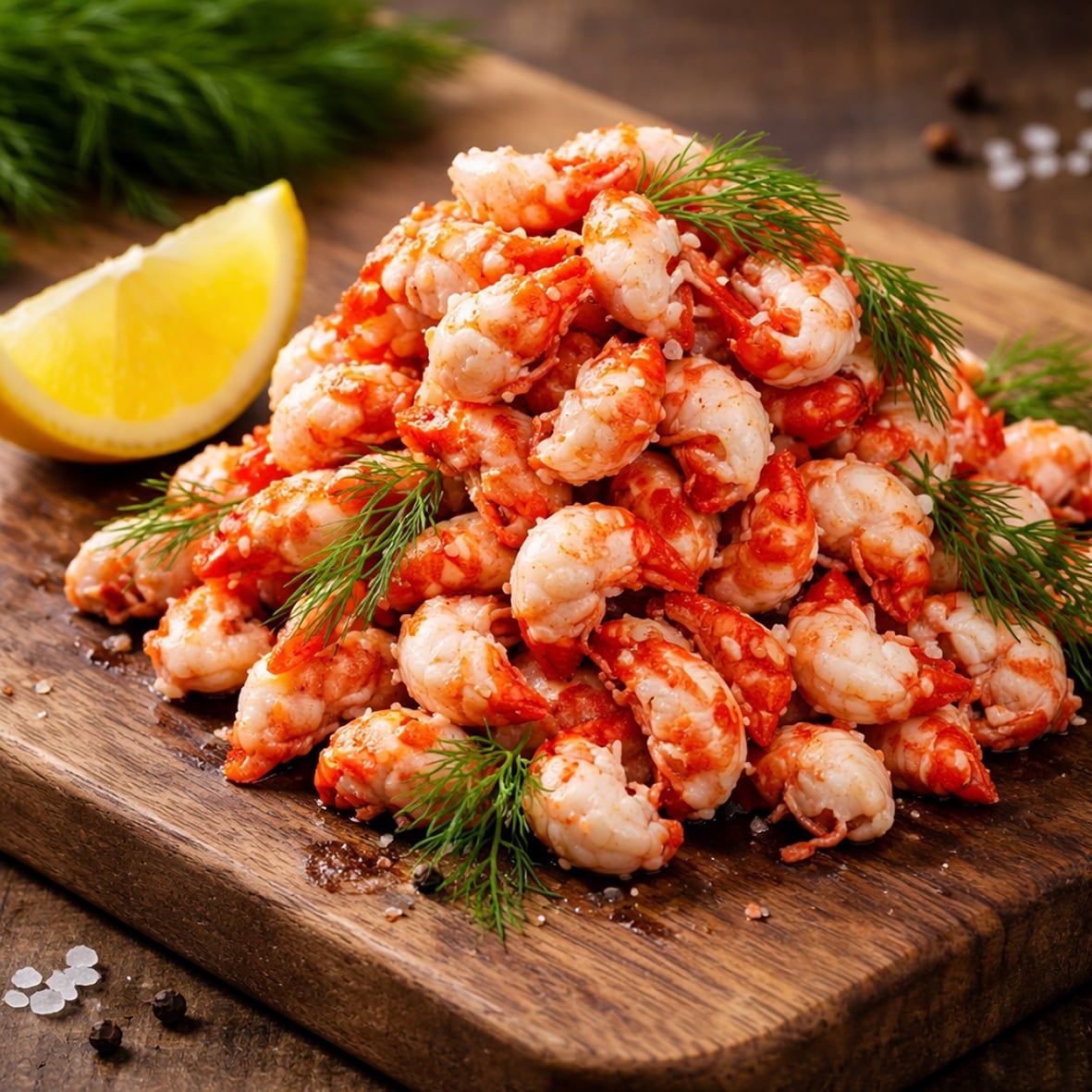 Flusskrebsschwänze, vorgekocht, einzeln entnehmbar, schockgefrostet (100 – 200 Stück / lb) 800g 2