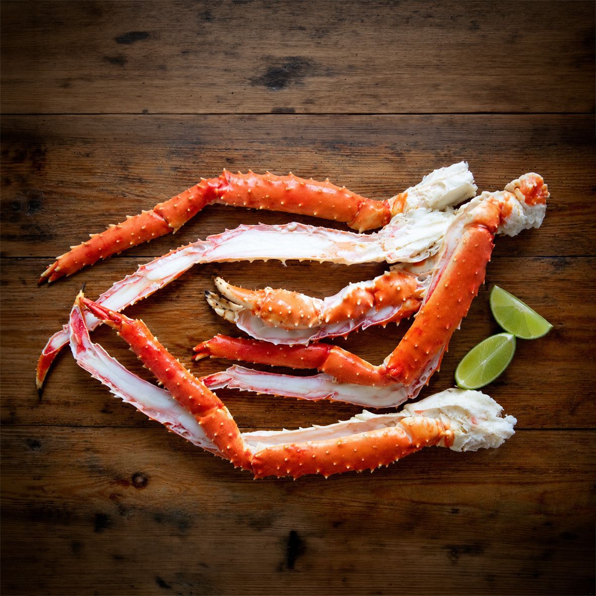 Königskrabben Beine und Scheren aus Chile, gekocht & halbiert, Grading 2L, 2,5 kg       2