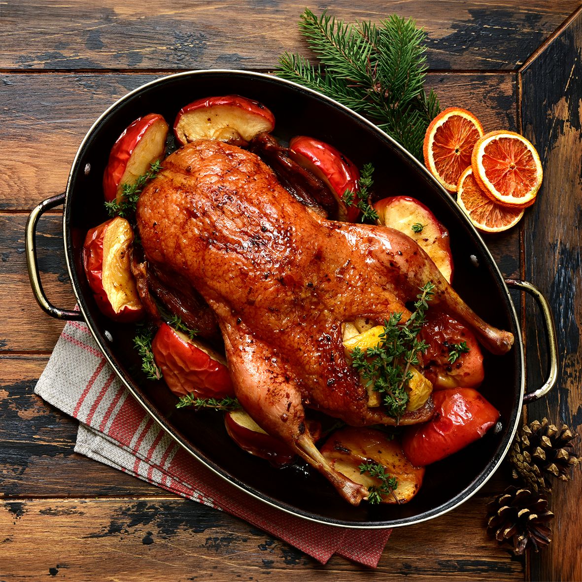 Weiße Polnische Hafergans - Die traditionelle Weihnachtsgans 3,8kg 3