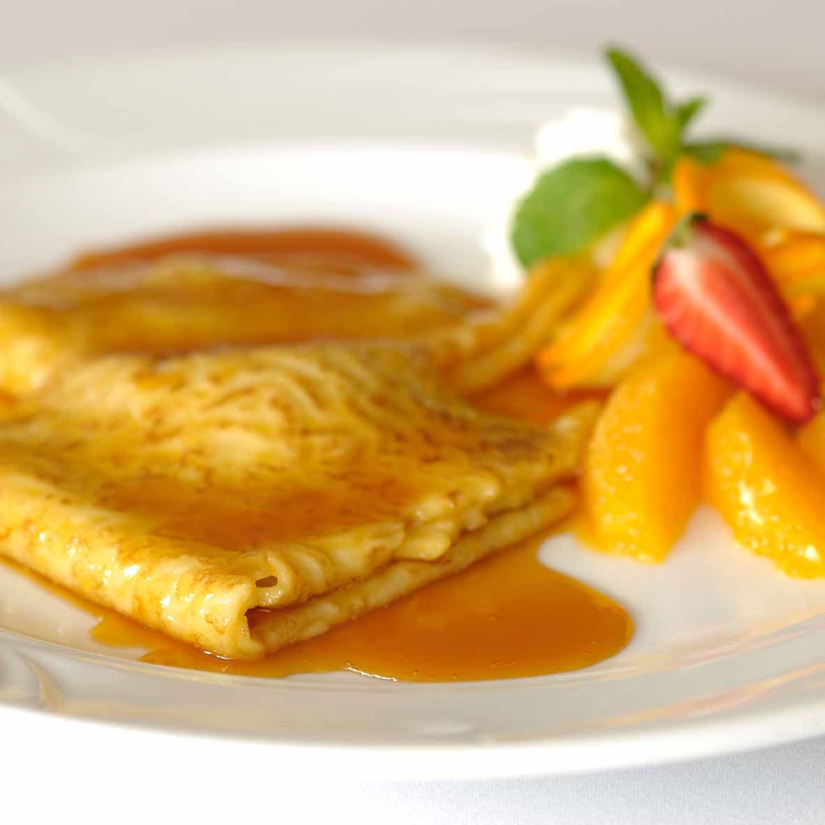 Crêpe in Orangen-Caramelsauce – französischer Dessertklassiker (2 x 120g)