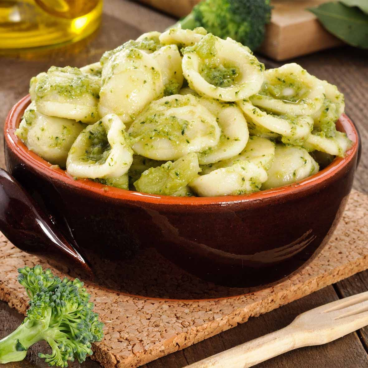 Pasta Orecchiette – vorgekochte Ohrmuschel‑Nudeln aus Hartweizengrieß (ohne Ei im Teig) (2 x 150g)