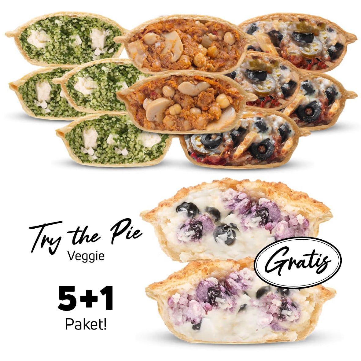  Benton and Horris 5 +1 Probierpaket Best Pies ever – vegetarisch & vegan  