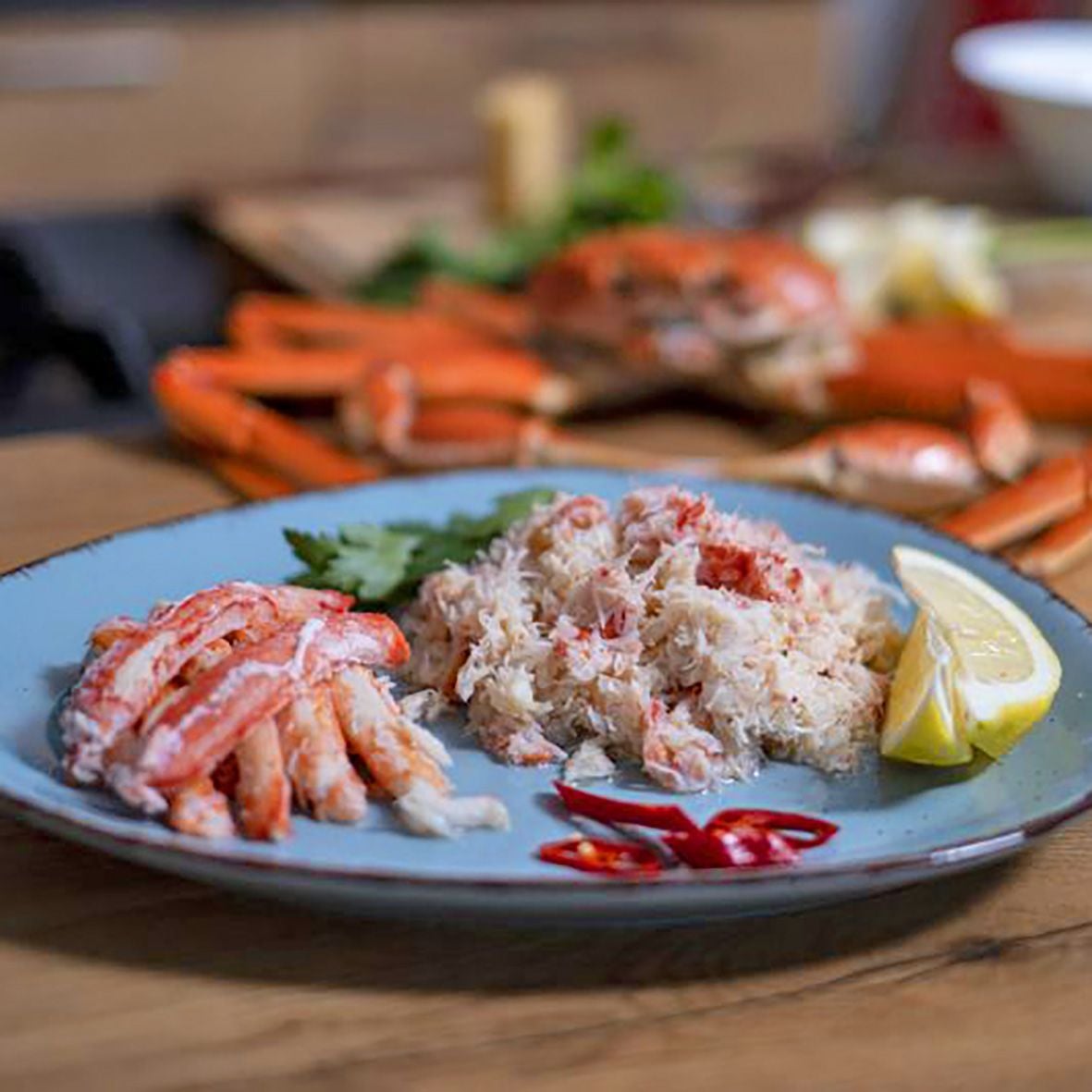 Schneekrabben-Combo-Fleisch – Feine Mischung aus Filet und Salatfleisch (400g)