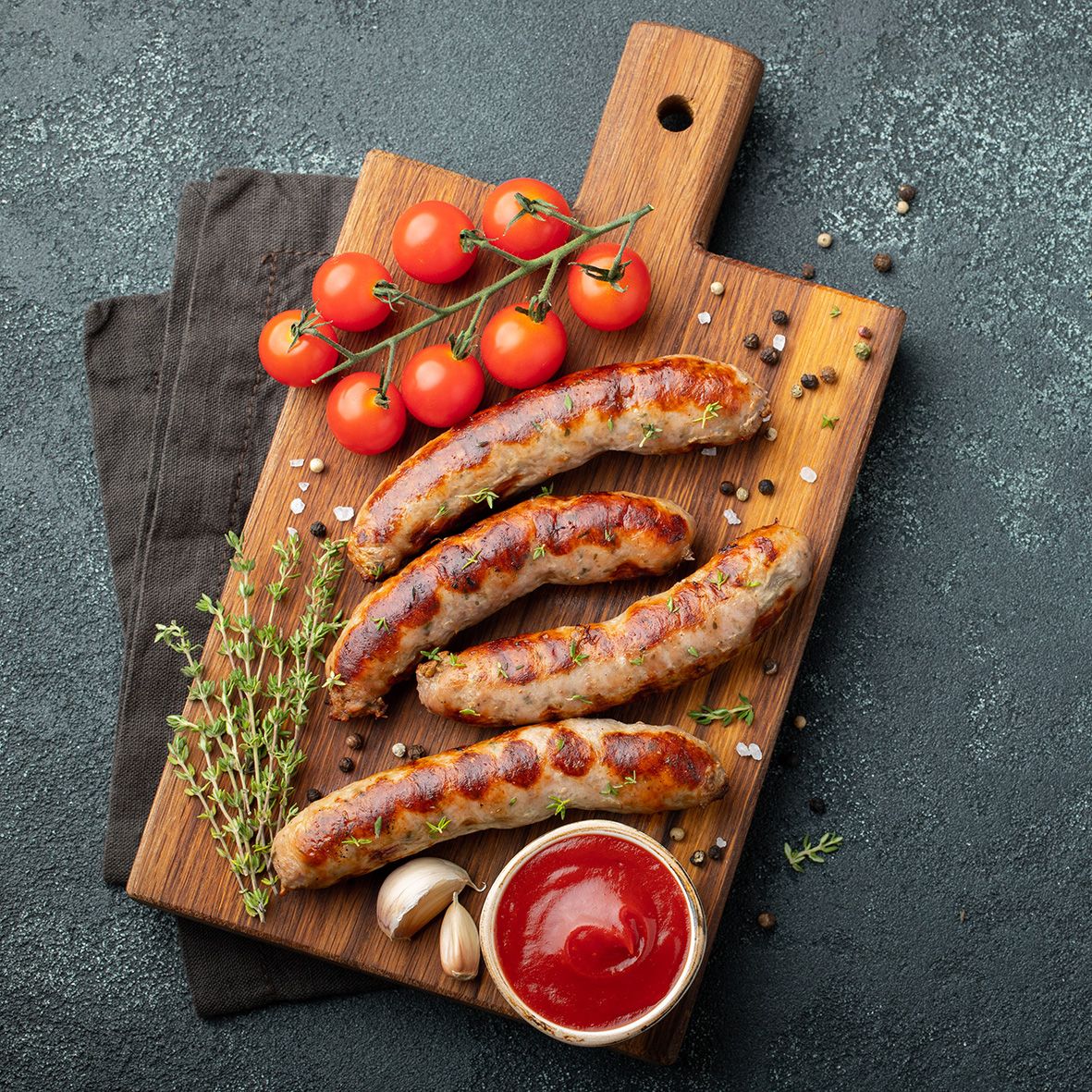 Hähnchenbratwurst mit Tomate und Mozzarella, 225 g 3