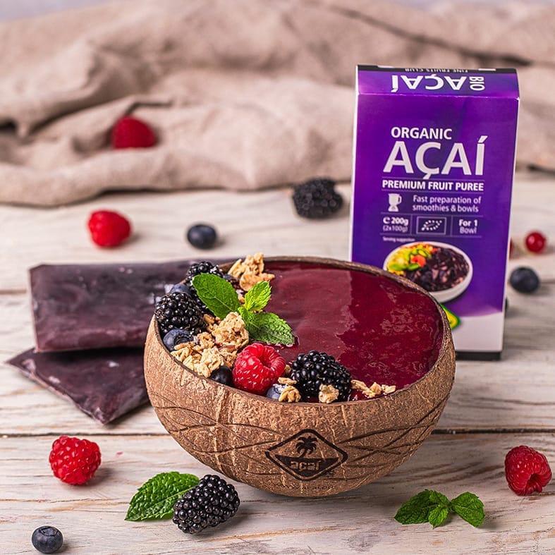 Açaí-Püree PREMIUM BIO, 200g (2x100g)
