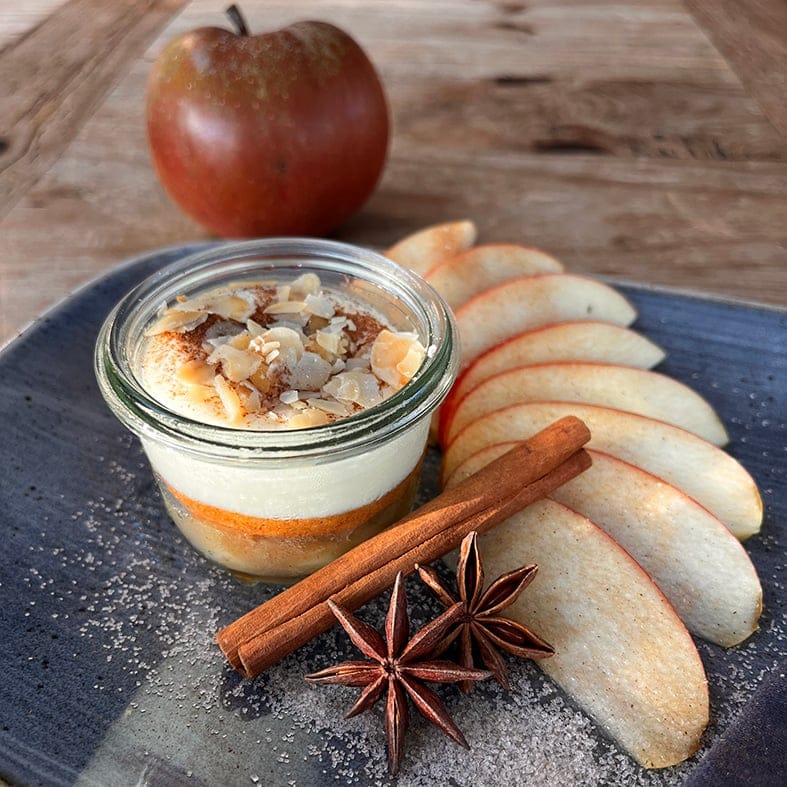 Bratapfel-Tiramisu im Weckglas (4 x 45 g)