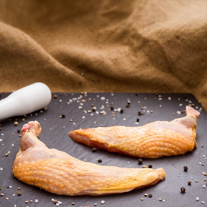 Perlhuhnbrust Supreme – roh, tiefgefroren (ca. 360–440 g, 2 Stück)  2
