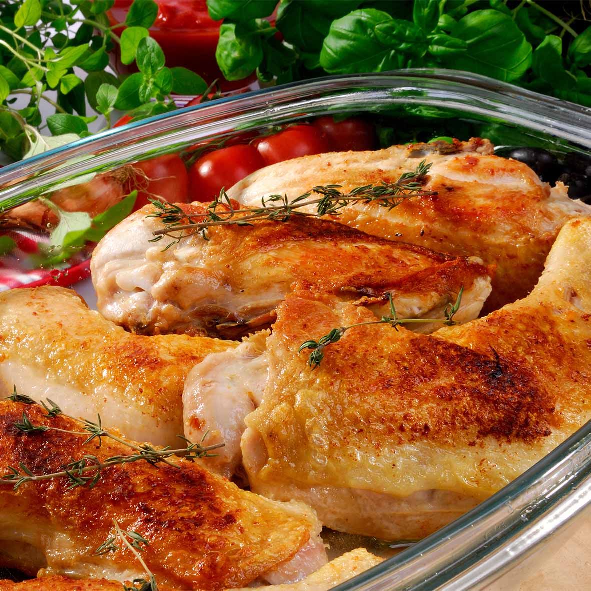 Maishähnchen Supreme – Zarte Brust mit Haut und Flügelknochen, sous-vide gegart (2 x 200g)