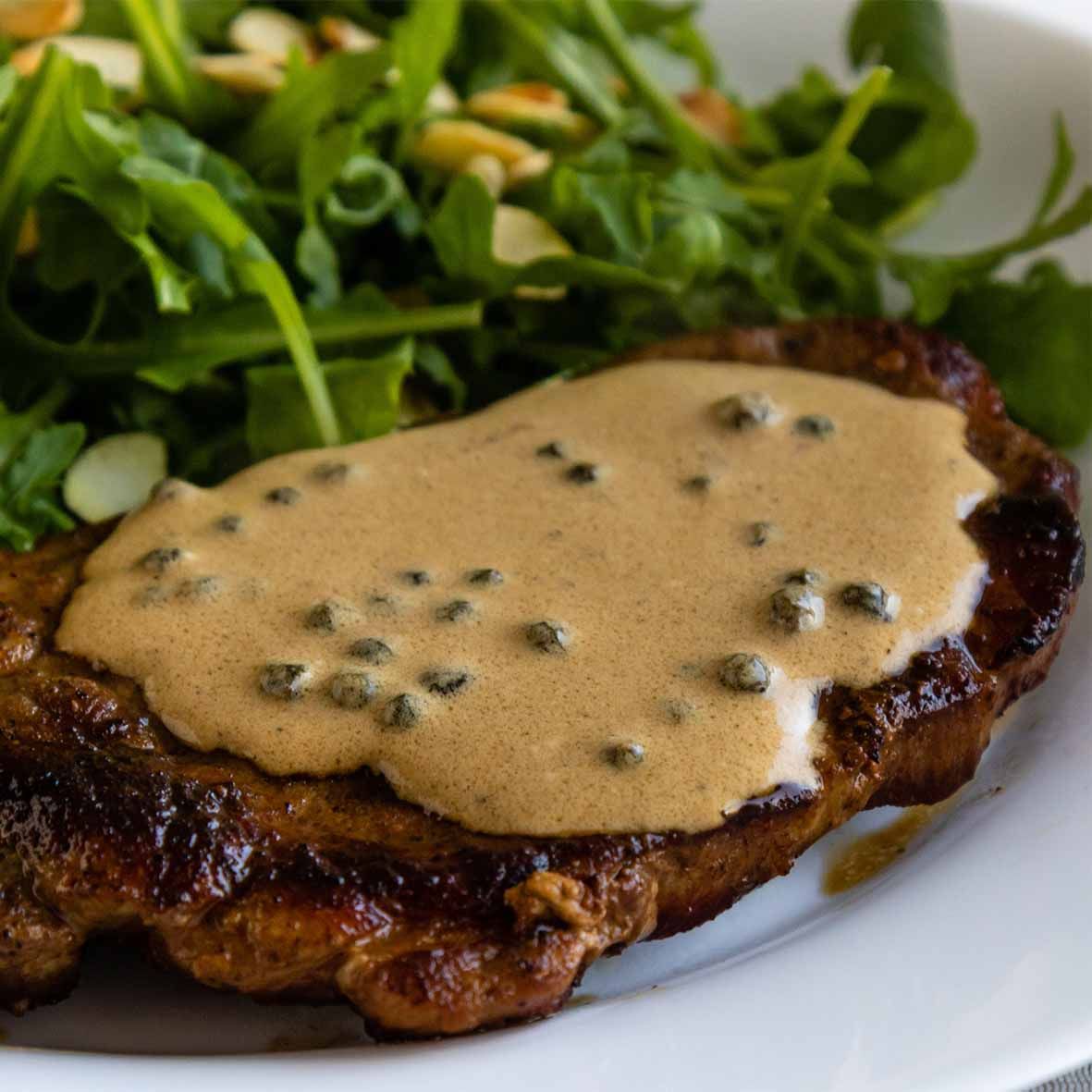 Pfefferrahmsauce – Cremige Sauce mit grünem Pfeffer & Weinbrand (4 x 60 g)