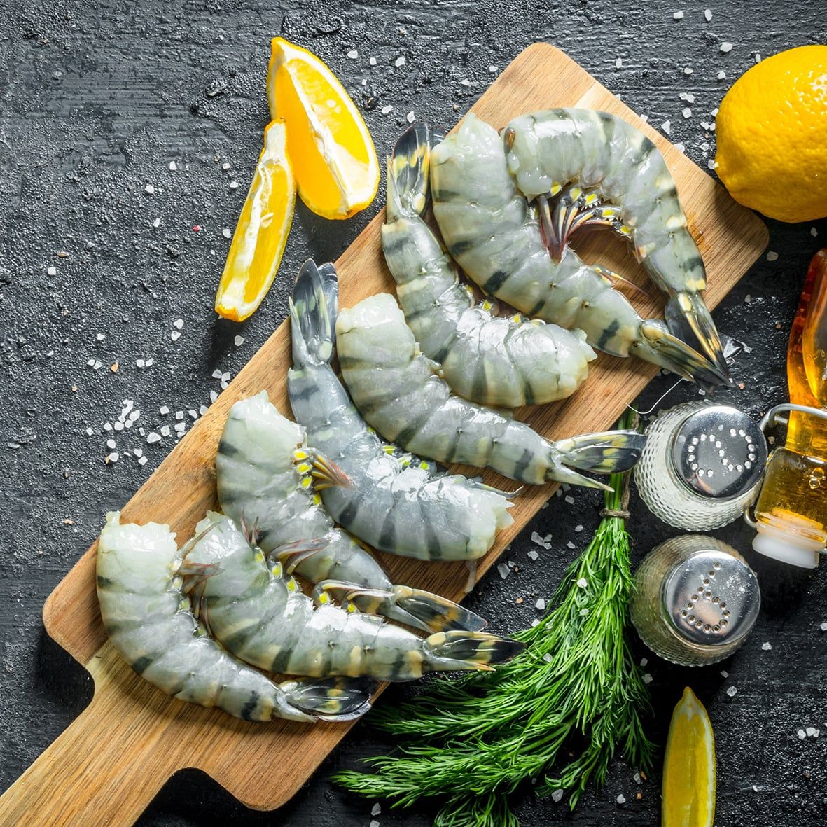 Riesengarnelen, Black Tiger, ohne Kopf/mit Schale/roh 2