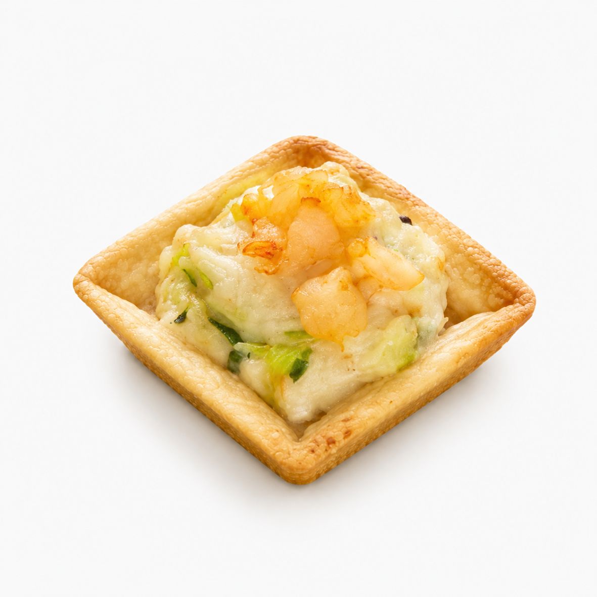 Quiche Petit mit Garnele, Wirsing und Trüffelnote 6 x 25