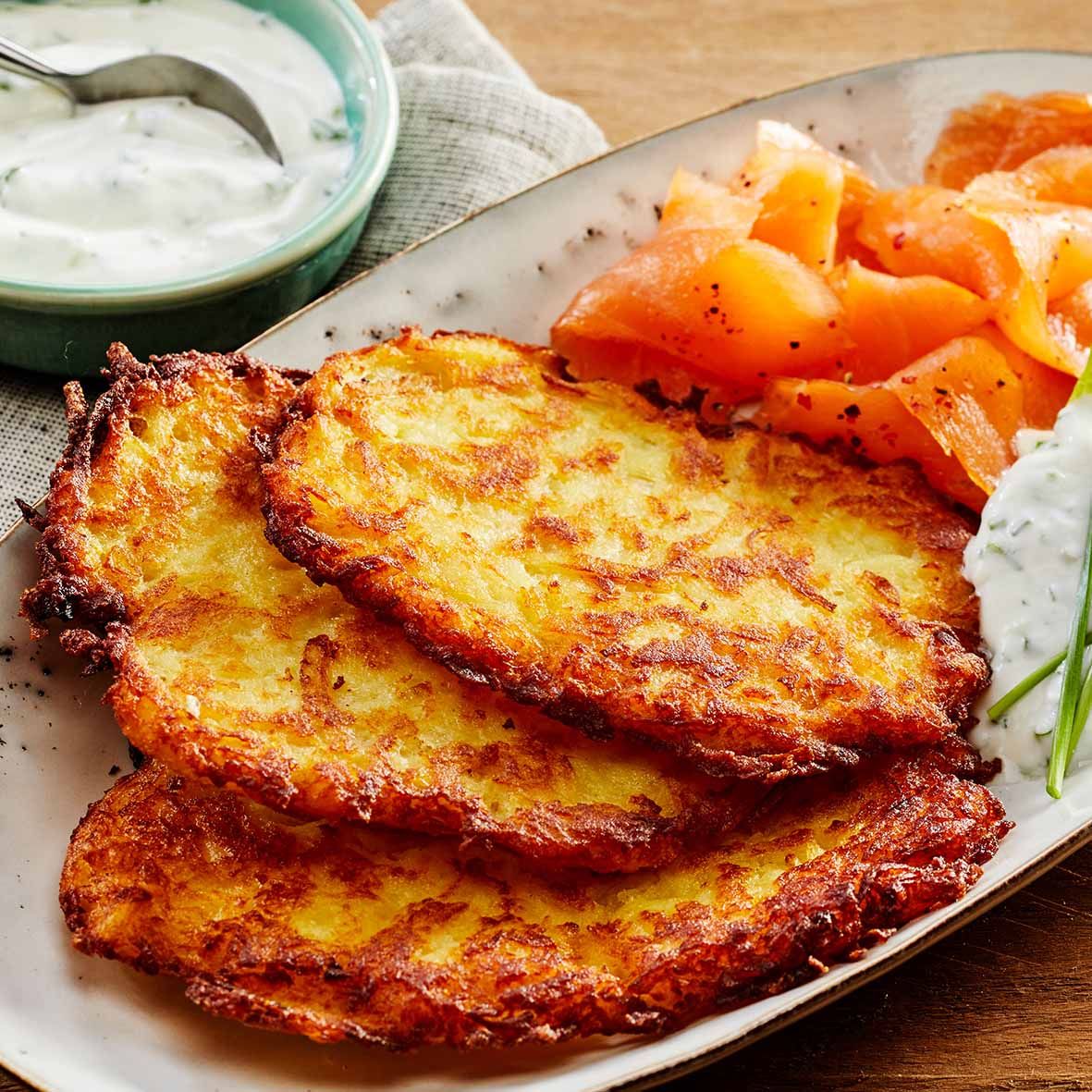 Knusprige Reibekuchen aus Kartoffeln & Zwiebeln (4 x 180g)