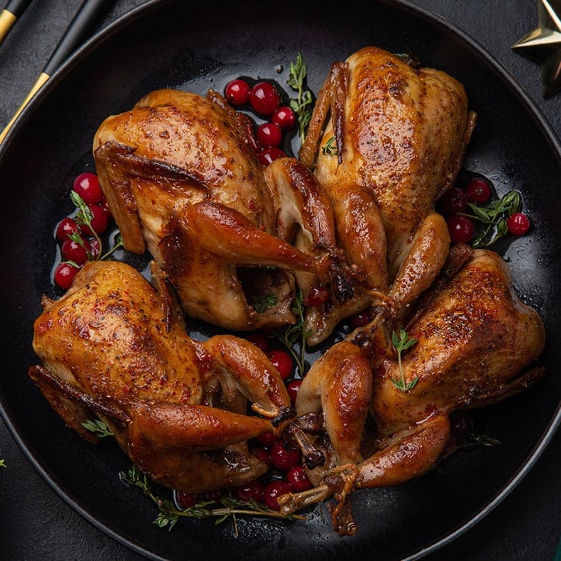 Wachteln, bratfertig – ungewürzt, roh (4 x 150–170 g) 3