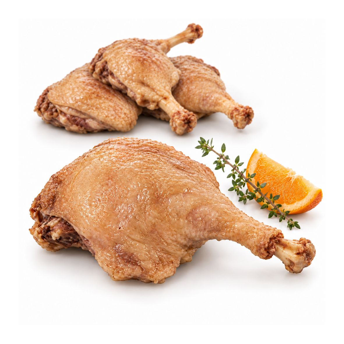 Entenkeulen sous vide vorgegart, tiefgekühlt – 4 x ca. 280 g