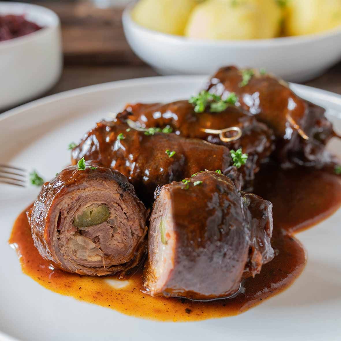 Rinderroulade – Klassisch gefüllt & geschmort (2 x 250g)