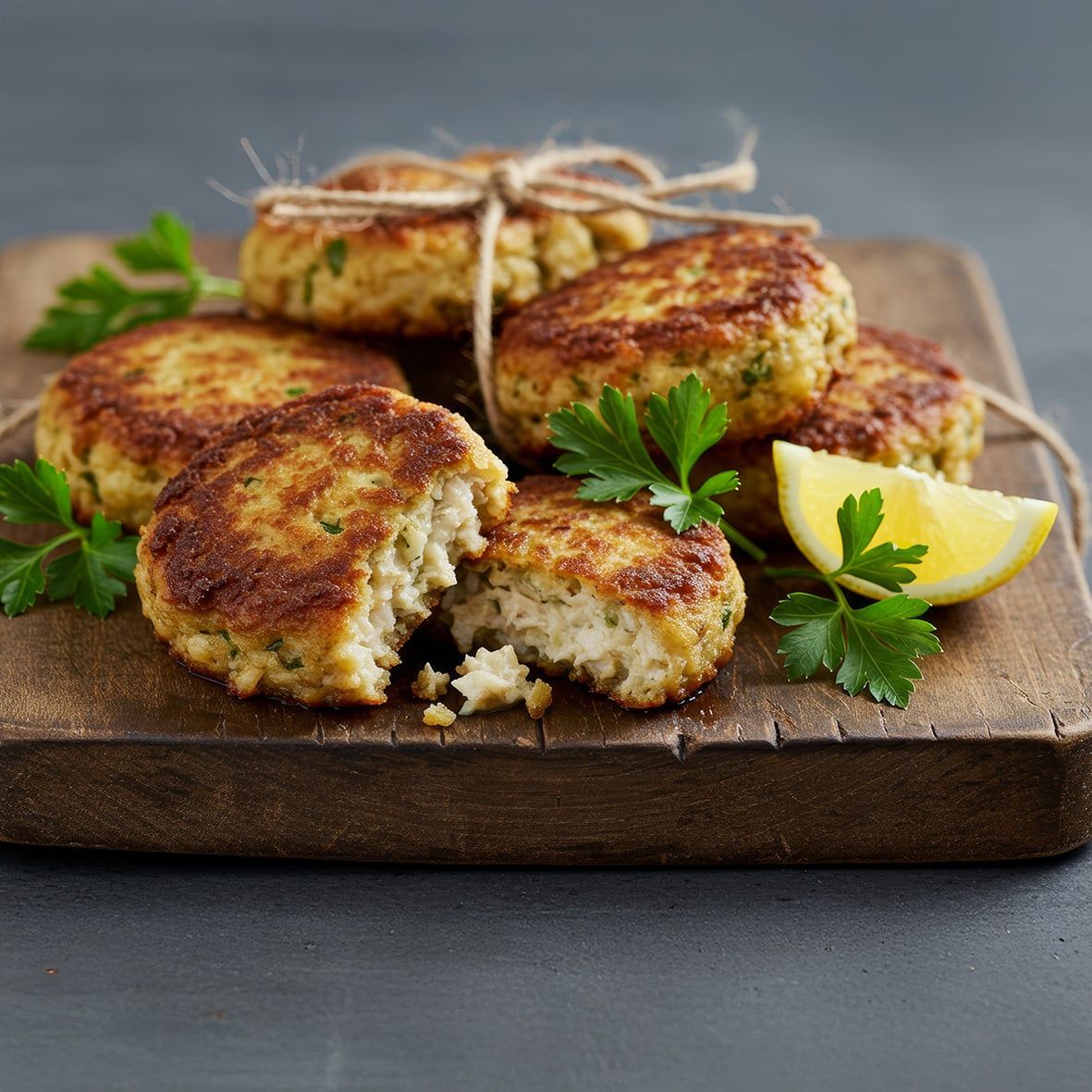 Krabbenburger Patties, paniert, vorgebacken, tiefgefroren (4 x 100 g = 400 g)  2