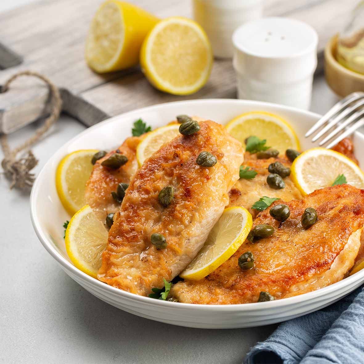 Hähnchen Filet Piccata Milanese – zart in Käse-Eihülle (4 x 80g)