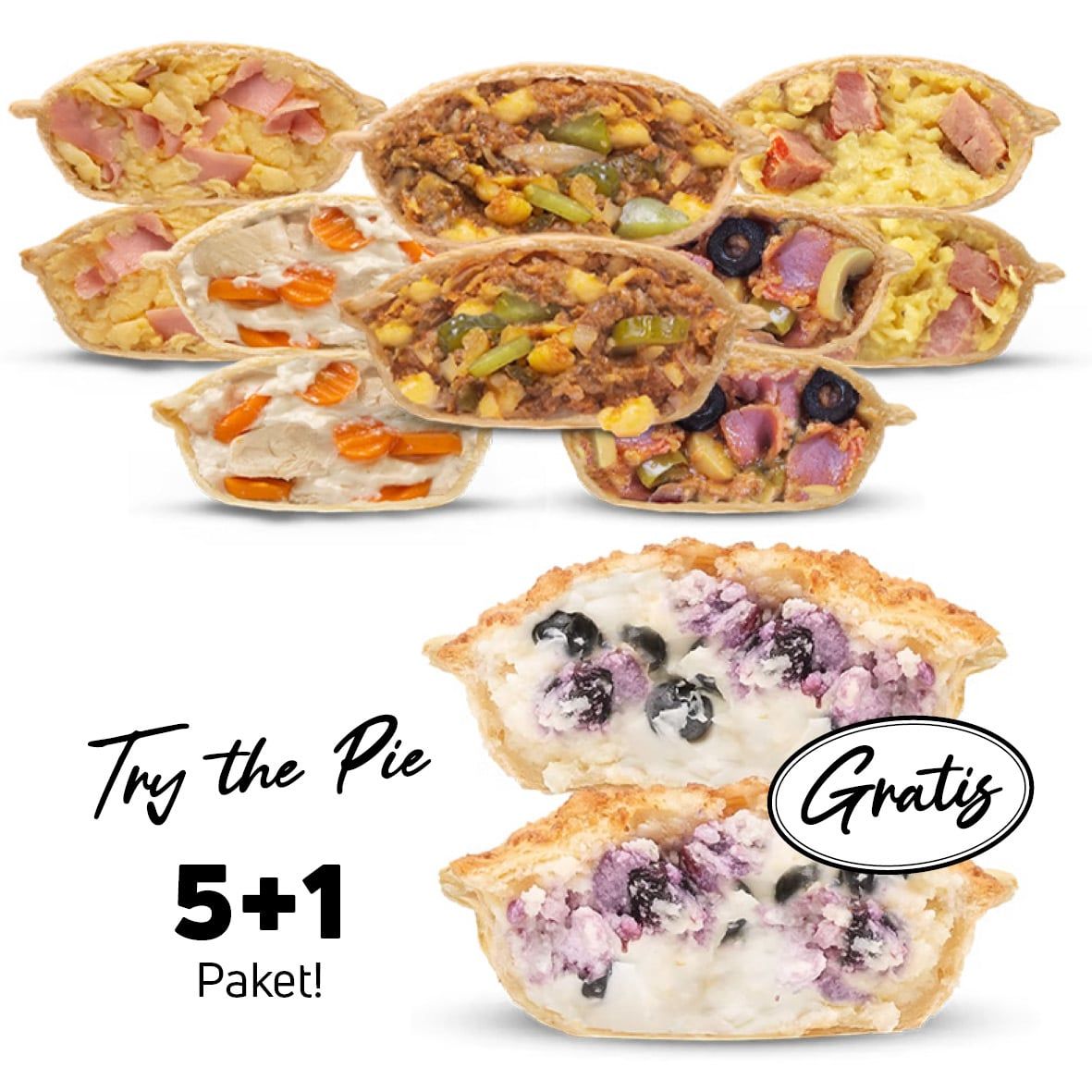 Benton and Horris 5 +1 Probierpaket – Best Pies Ever