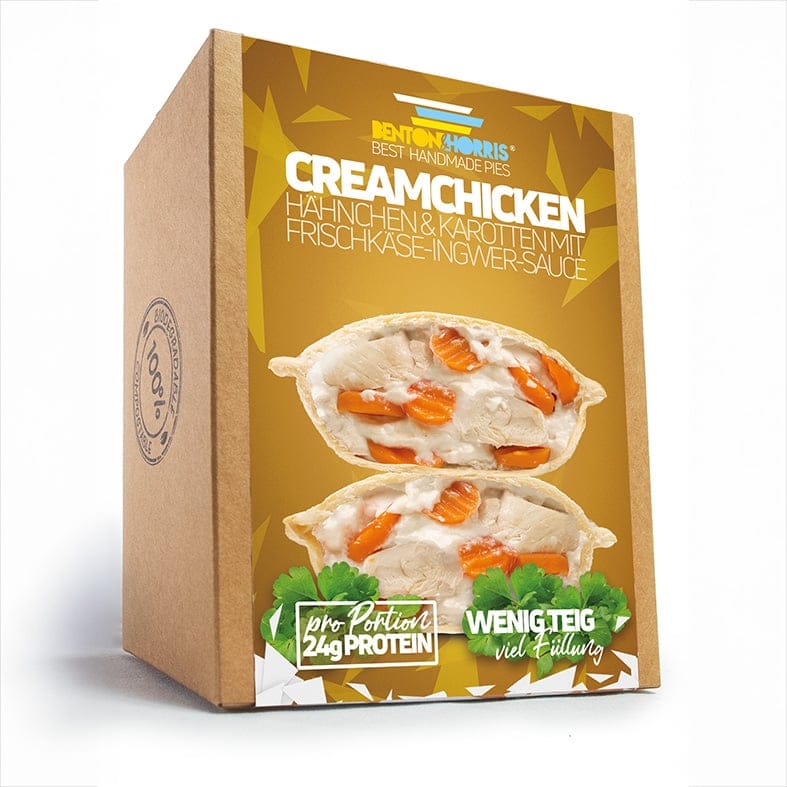 Benton and Horris – Cream Chicken Pie Gefüllte Dinkelmehl-Teigtasche ca. 220 g   2