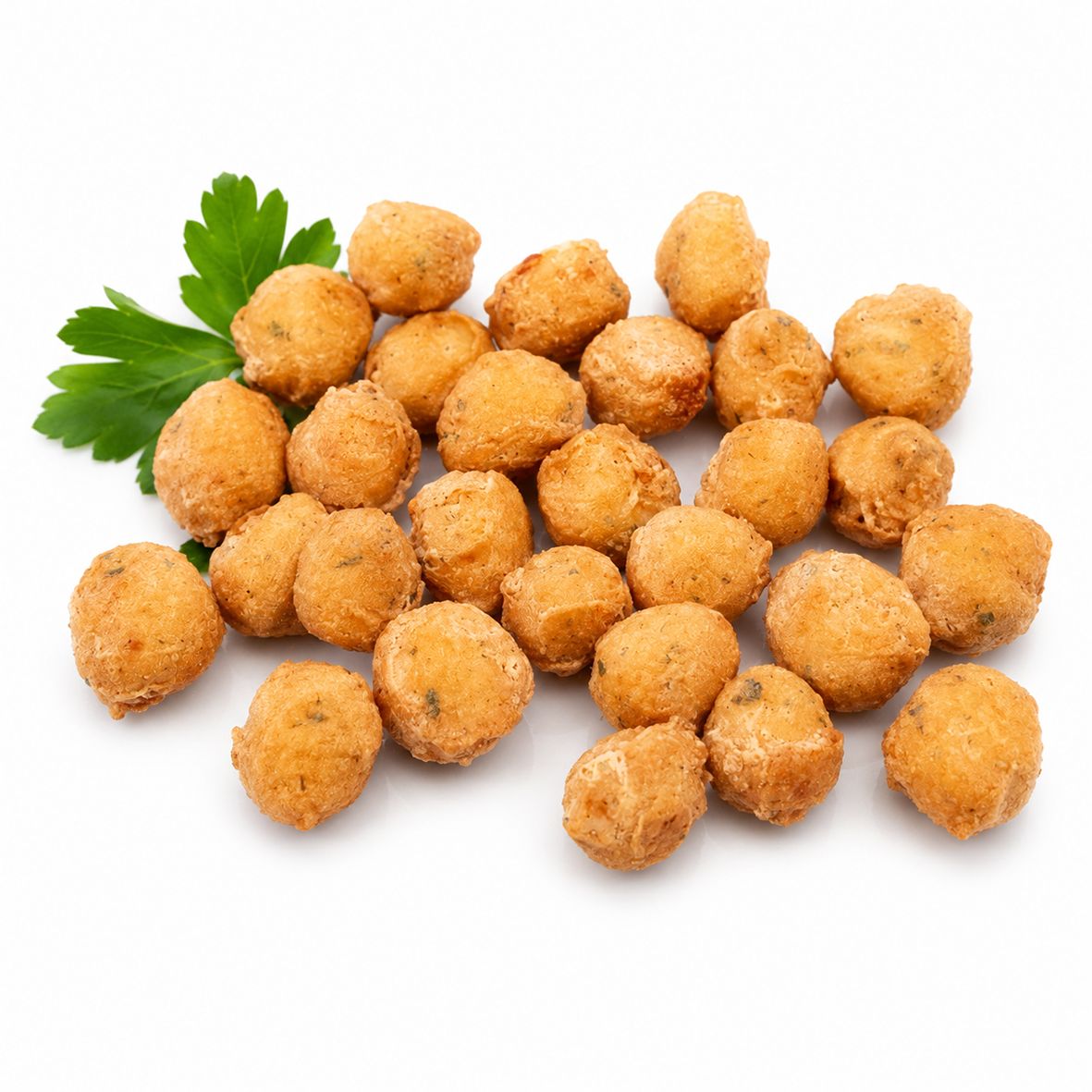 Tempura Scallops aus Kammmuschelfleisch, vorfrittiert, tiefgekühlt 300 g