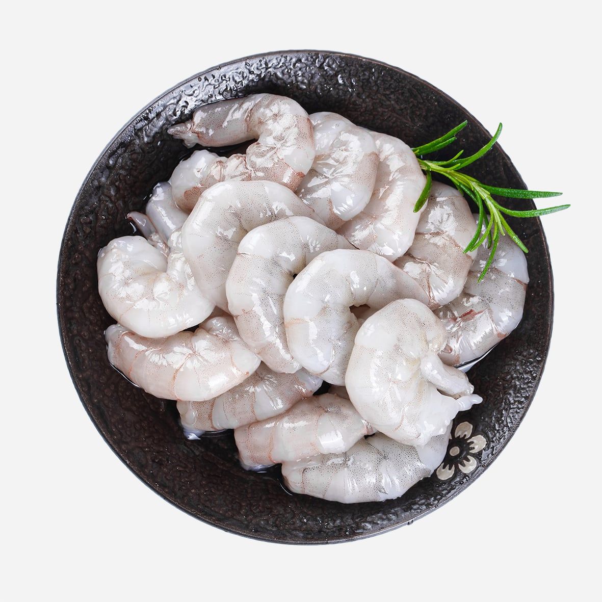 Riesengarnelen, o.Kopf, geschält, 'Jumbo XL', 6/8er, 1 Kg (12 - 16 Stück)