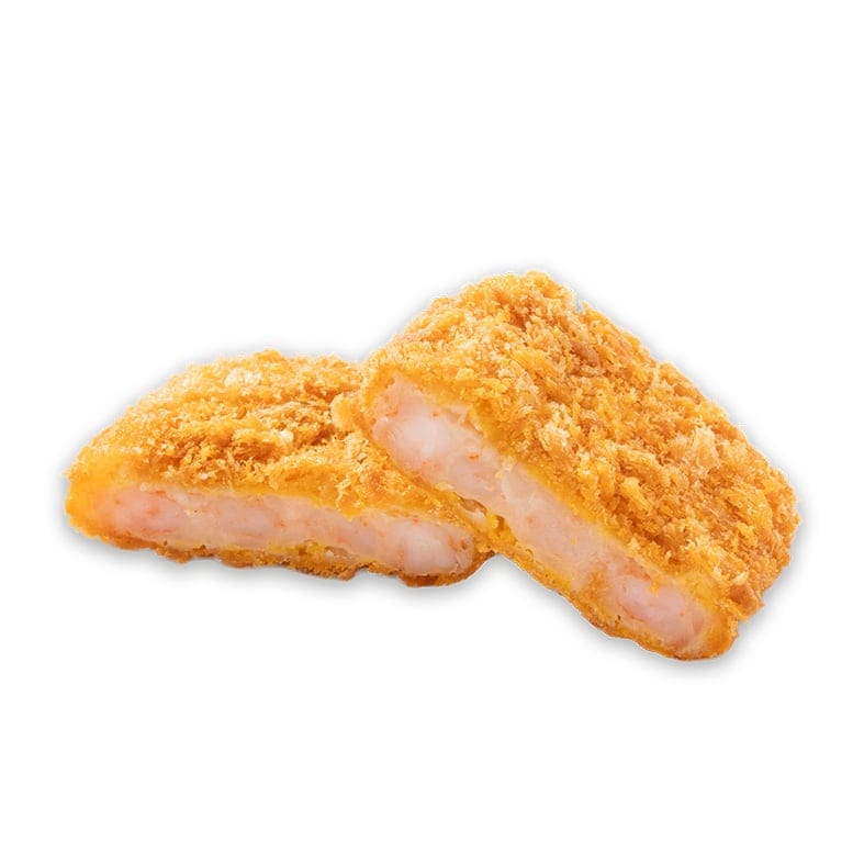 Panierte Garnelenburger (800 g, 100 g/Stück) 