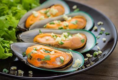 Grünschalmuscheln in spanischer Knoblauchsauce gruenschalmuscheln-mit-spanischer-knoblauchsauce-rezept
