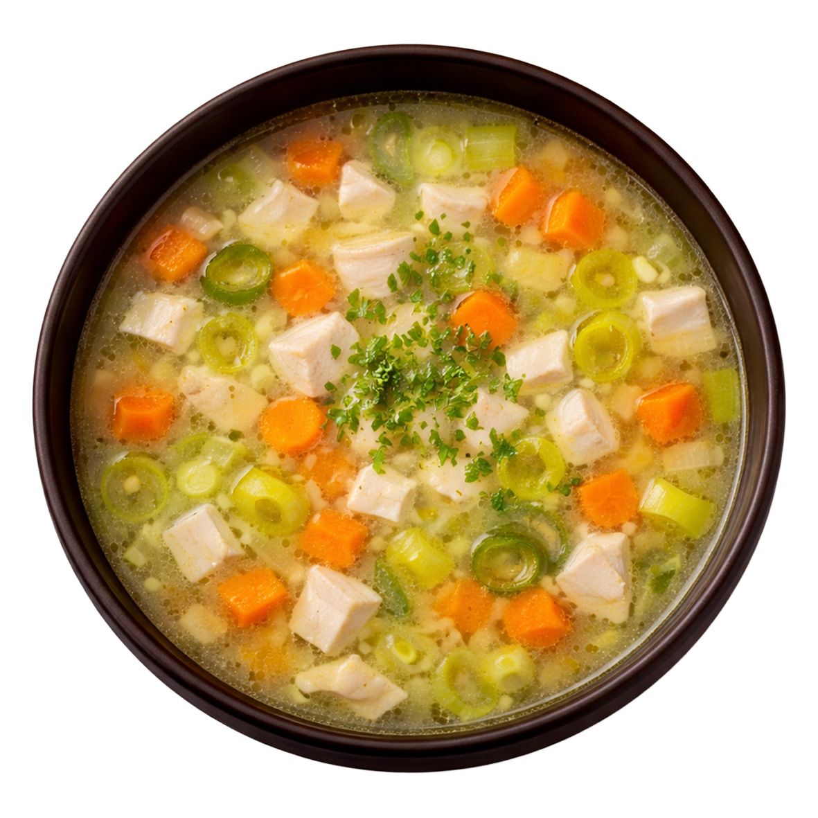 Hühnerbouillon – Feine Hühnersuppe mit Fleisch- und Gemüseeinlage (2 x 200g)
