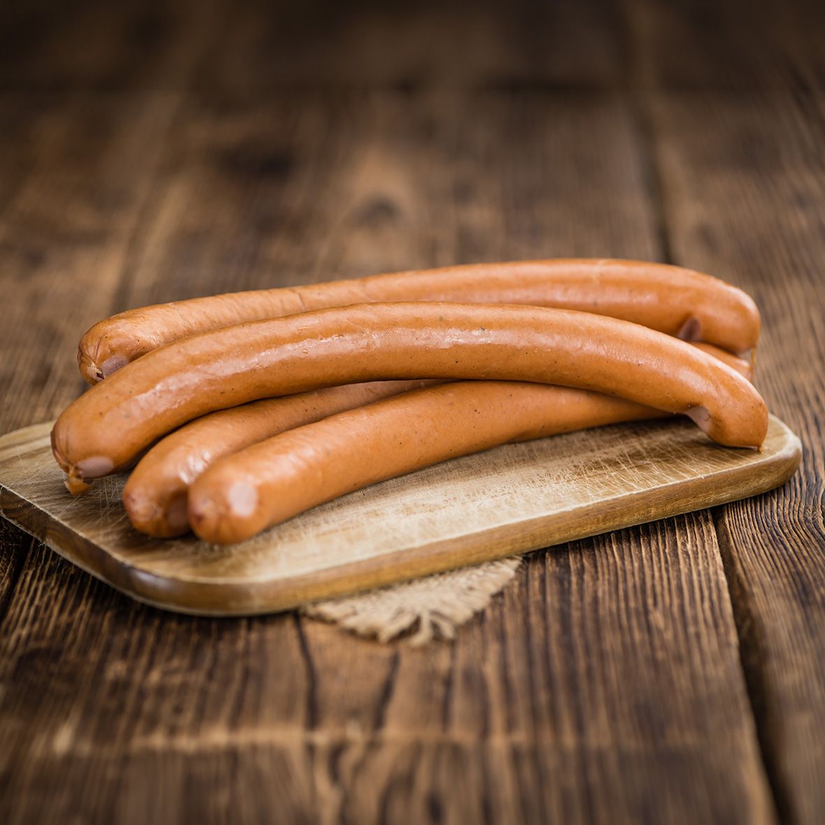 Wienerwürstchen aus Entenfleisch, geräuchert, 300 g 2