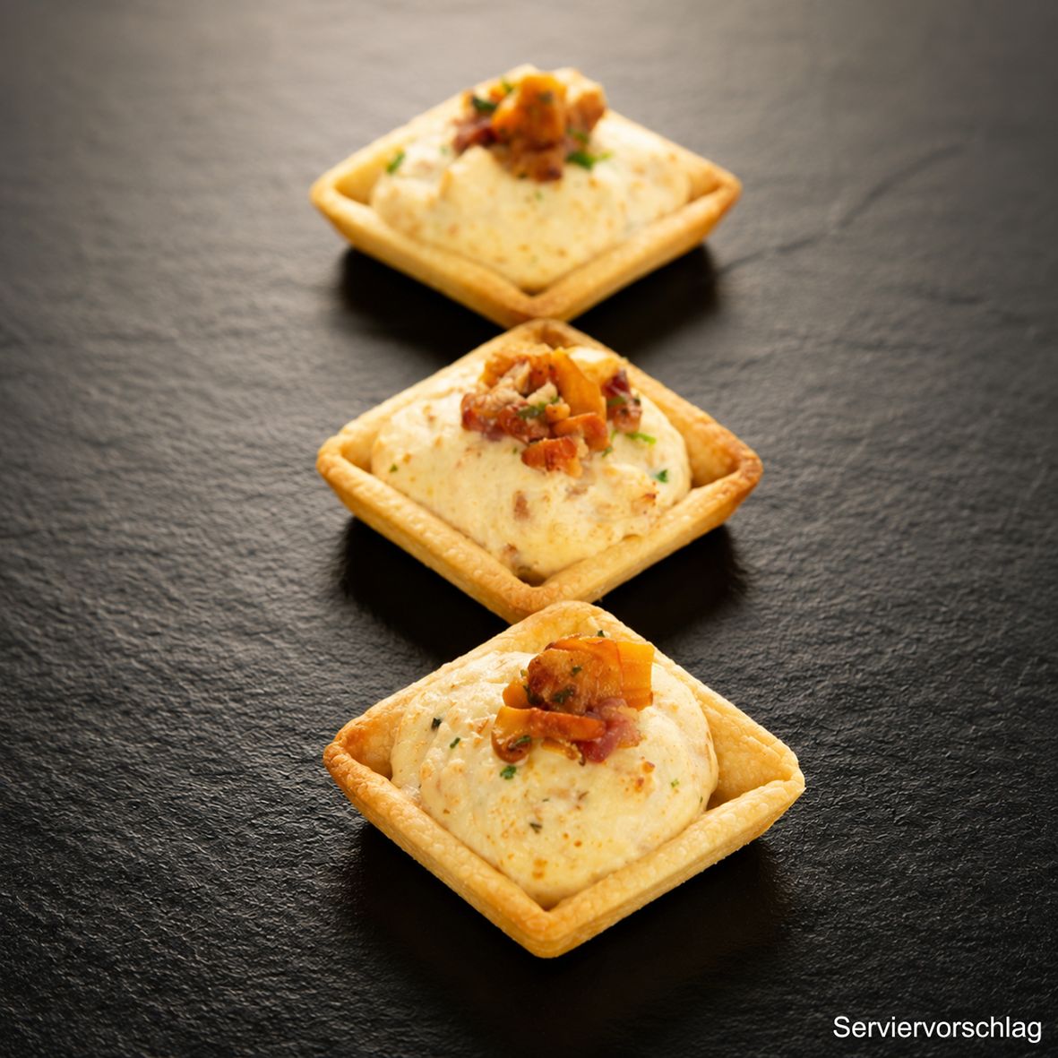 Zander-Pfifferling Quiche Petit, 6 x 25 g 2