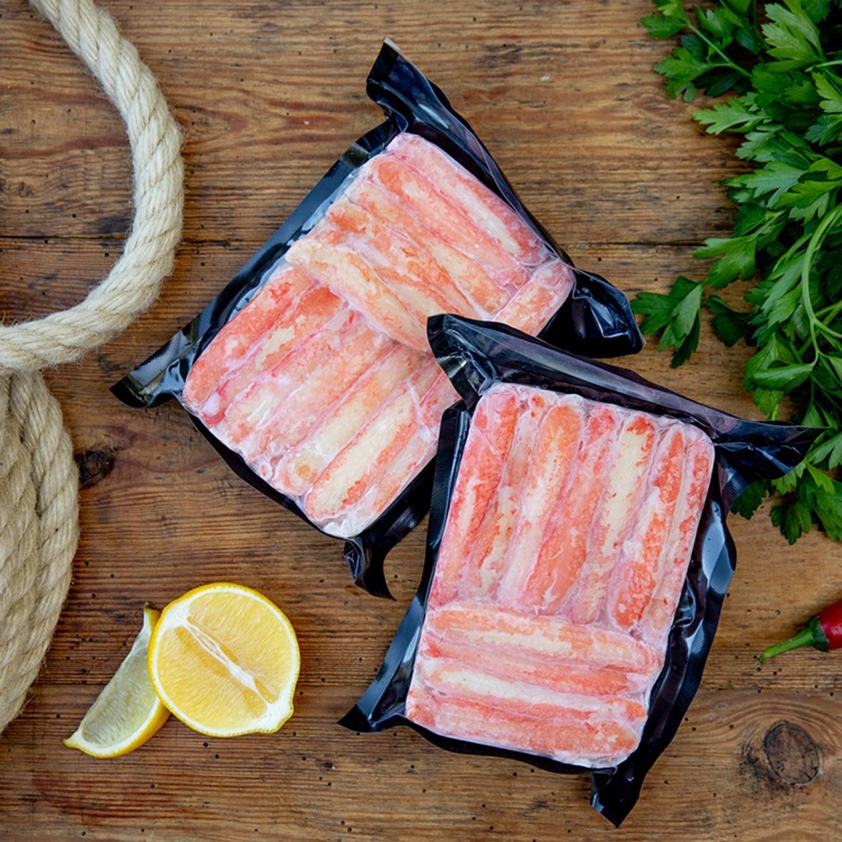 Schneekrabben-Combo-Fleisch – Feine Mischung aus Filet und Salatfleisch (400g) 2