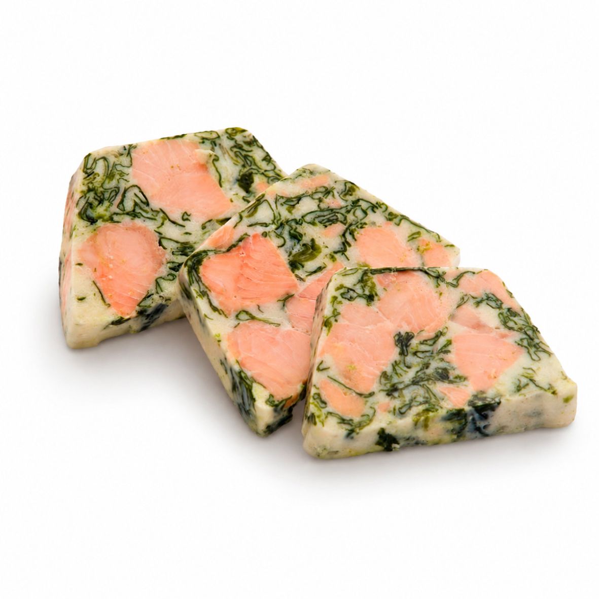 Lachs-Blattspinat-Terrine in Scheiben – 3 x 30 g (90 g)