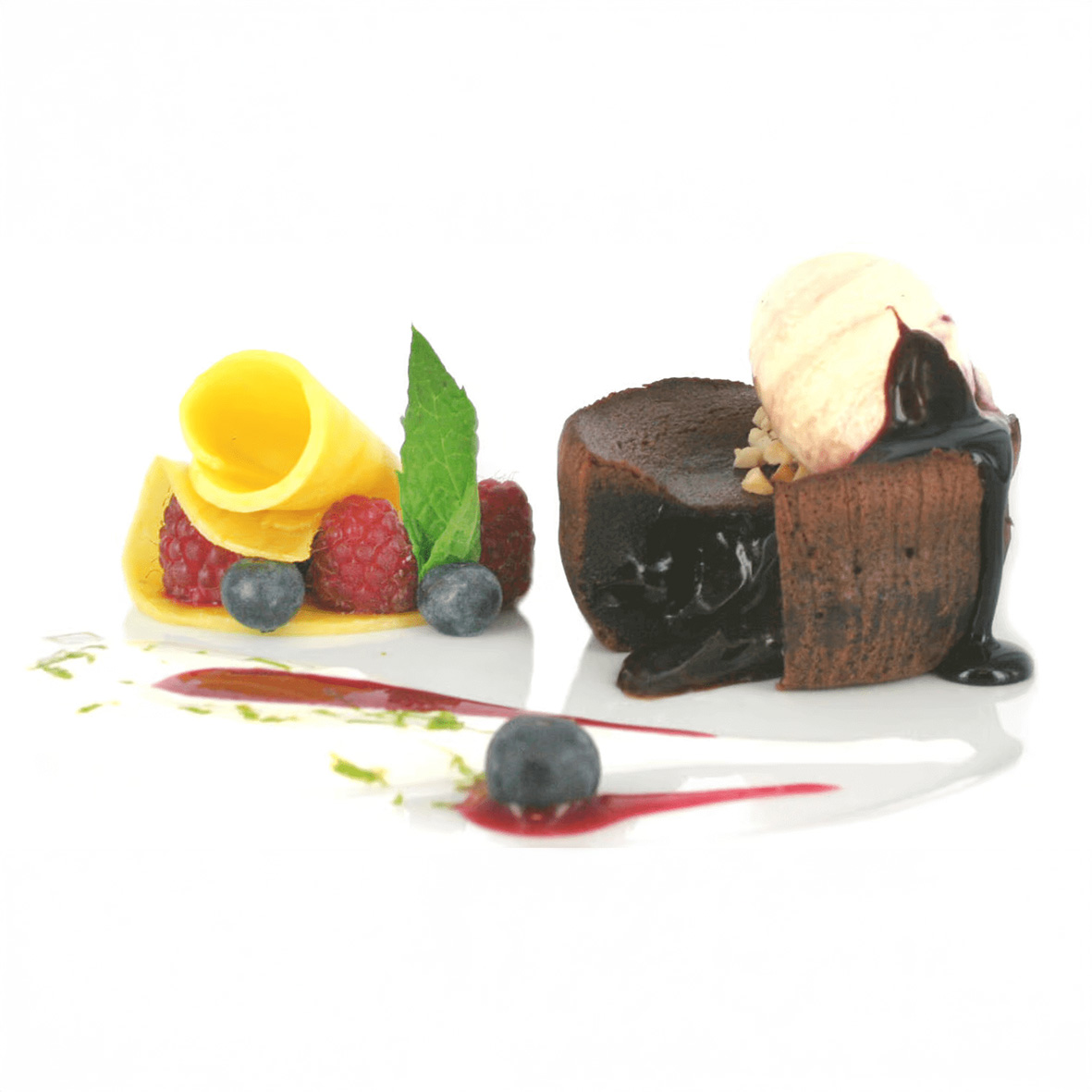 Schokoladensoufflé – Küchlein mit flüssigem Schokokern (2 x 100g)